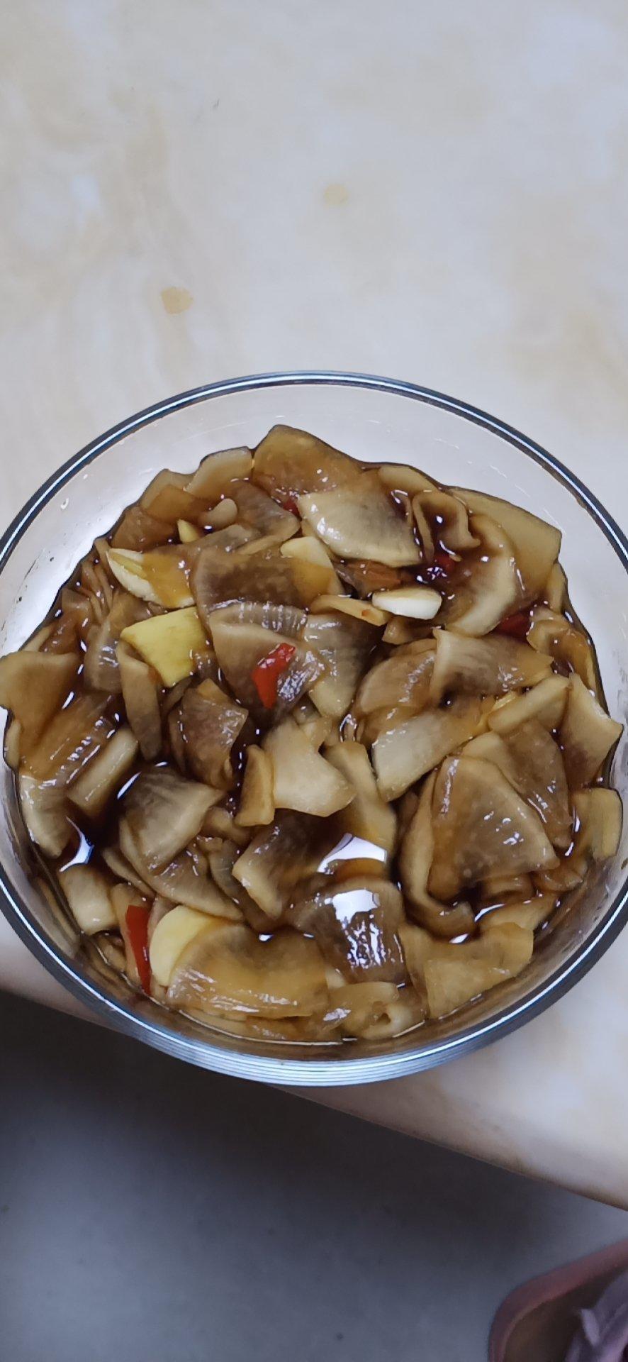 段碧蓉做的三步爽口酸酸辣辣腌萝卜片小咸菜