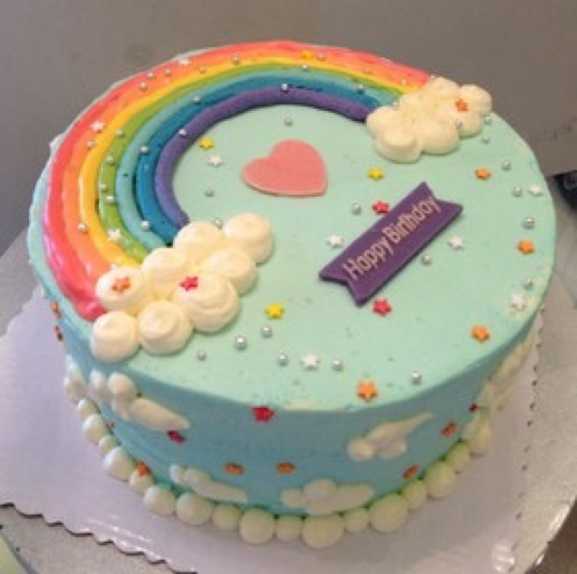 源来凯始玺欢你做的彩虹蛋糕