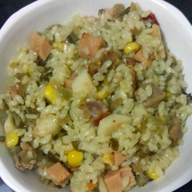 电锅菜饭