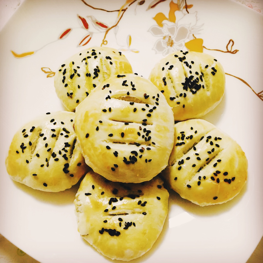 老婆饼 蔓越莓糯米馅 黄油版