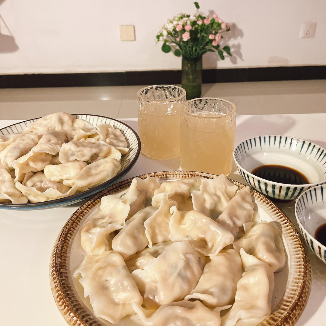 素白菜水饺