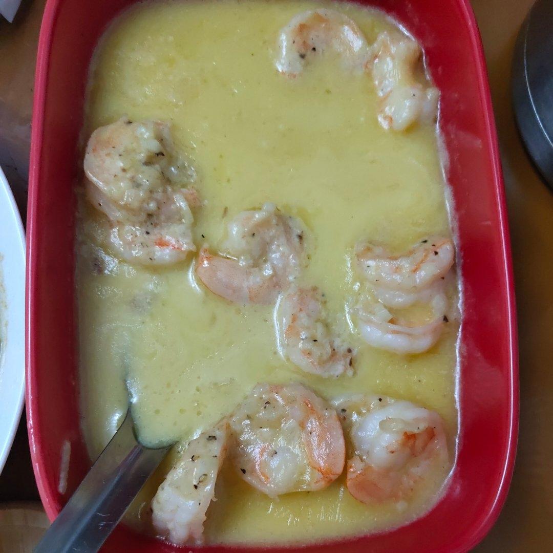 舔盘级别！奶油蒜蓉虾仁