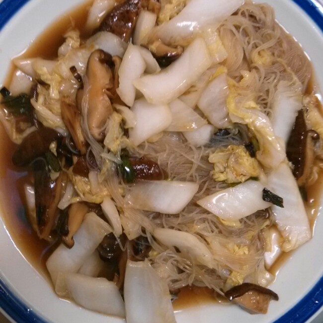 耗油香菇白菜