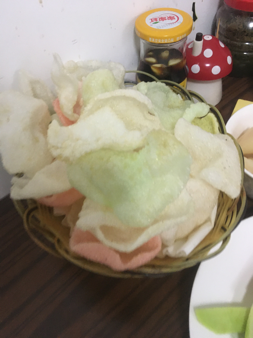 节日零食～炸虾片
