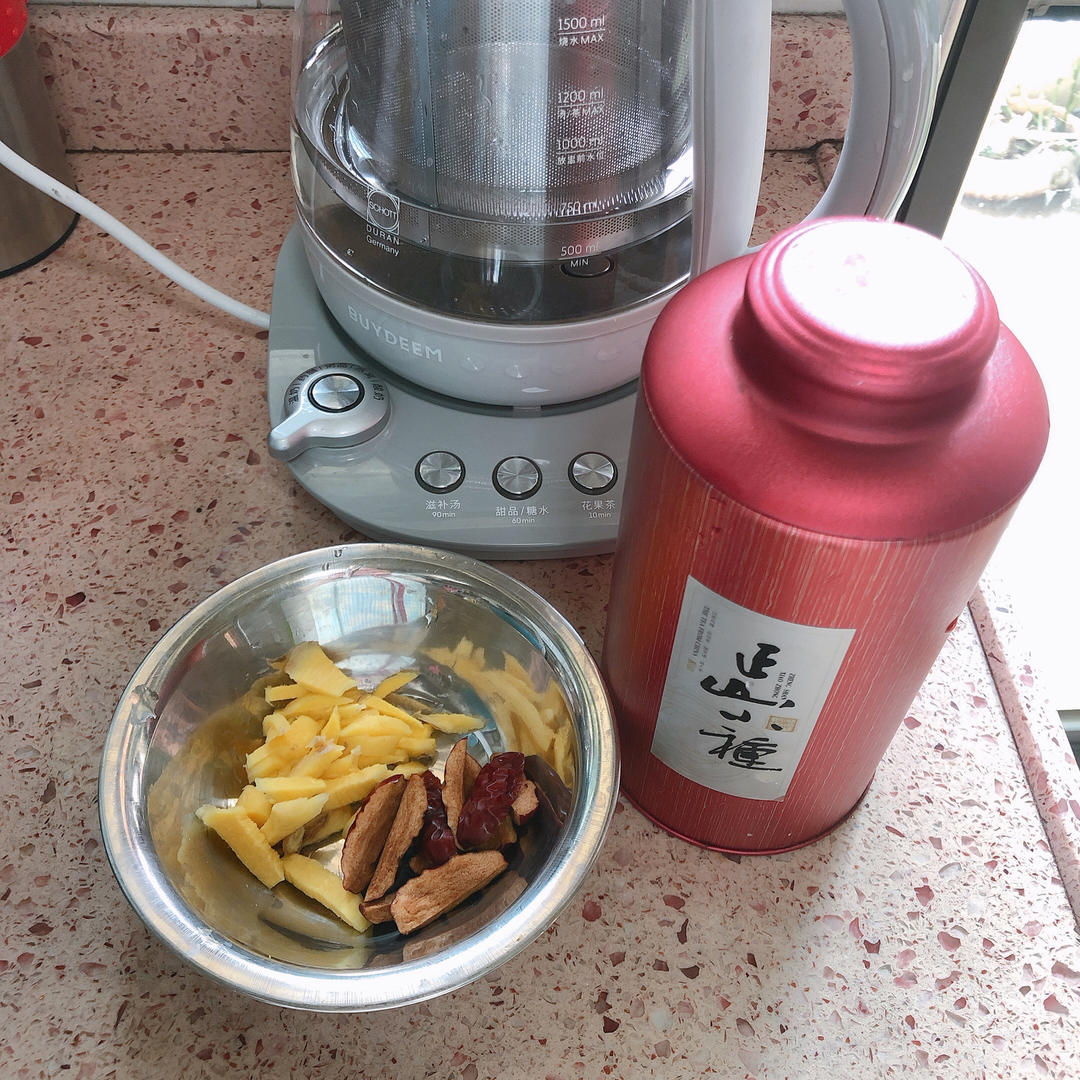 红枣姜奶茶【3月北鼎养生壶食谱】