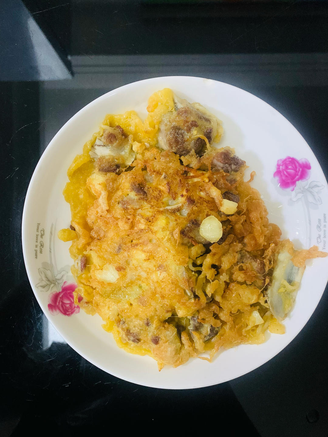 蒜香排骨，香酥美味（熟炸）！