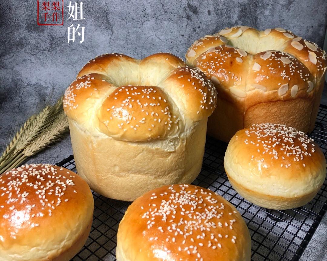 纯奶手撕吐司的做法 步骤1