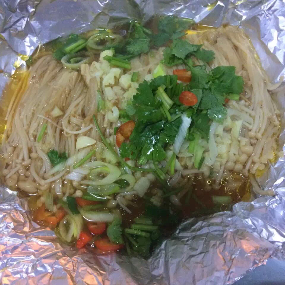 烤箱版 烤金针菇