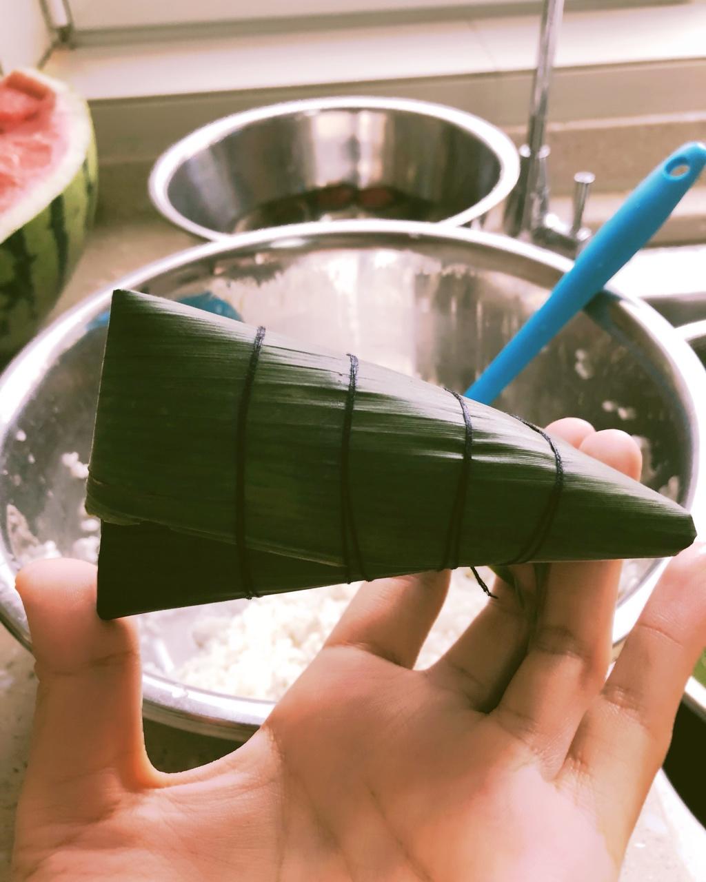 四角长粽子的包法（有视频）