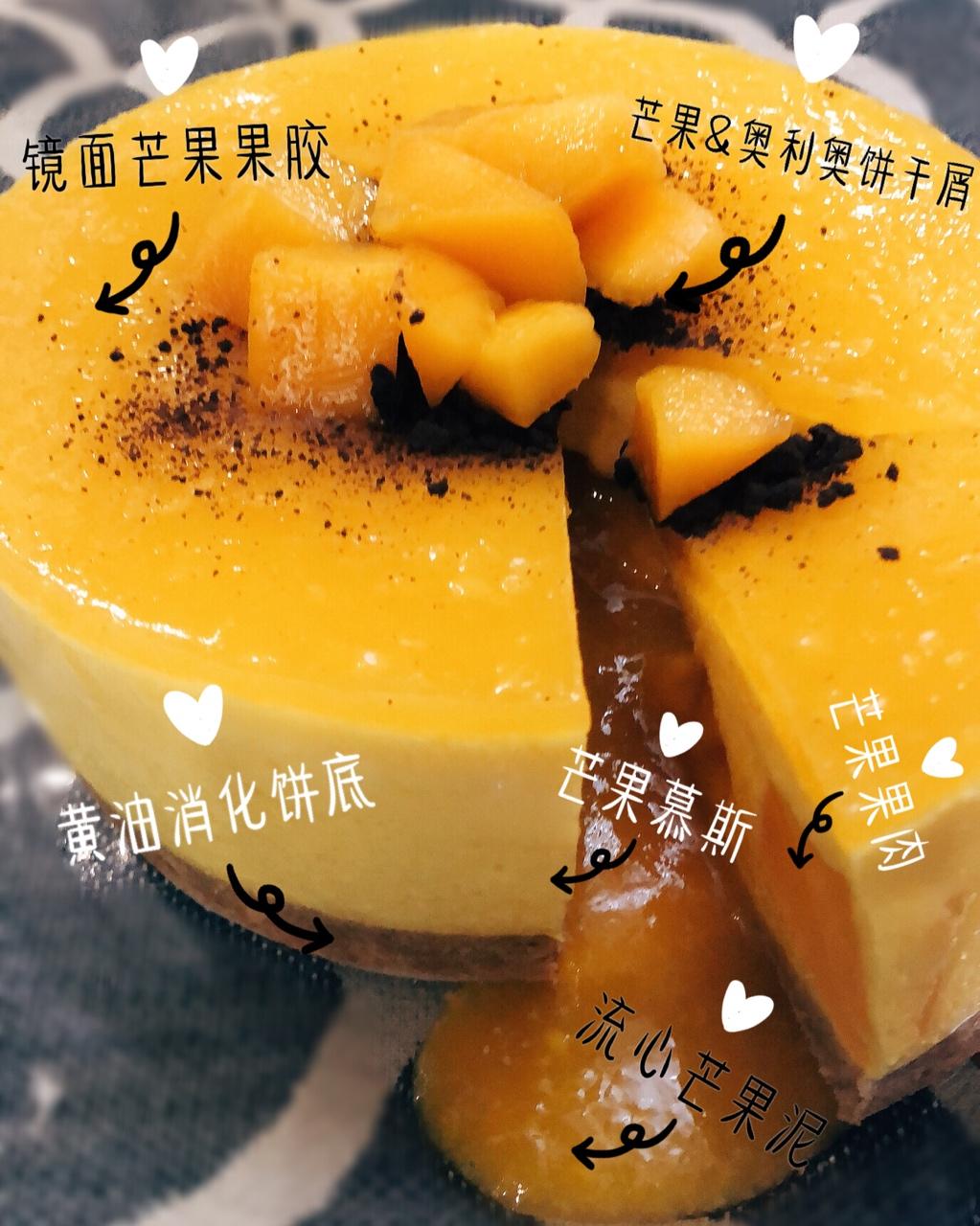 《Tinrry下午茶》教你做芒果流心慕斯（6寸配方）