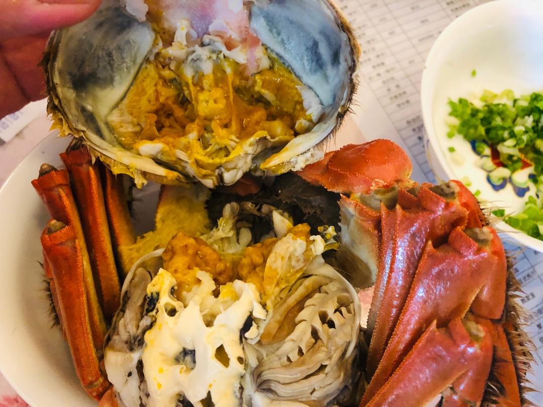 河蟹  最好吃的做法  原汁原味