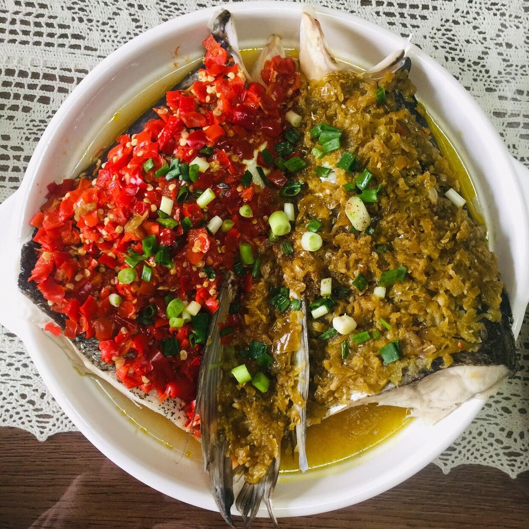 超简单美味的剁椒鱼头