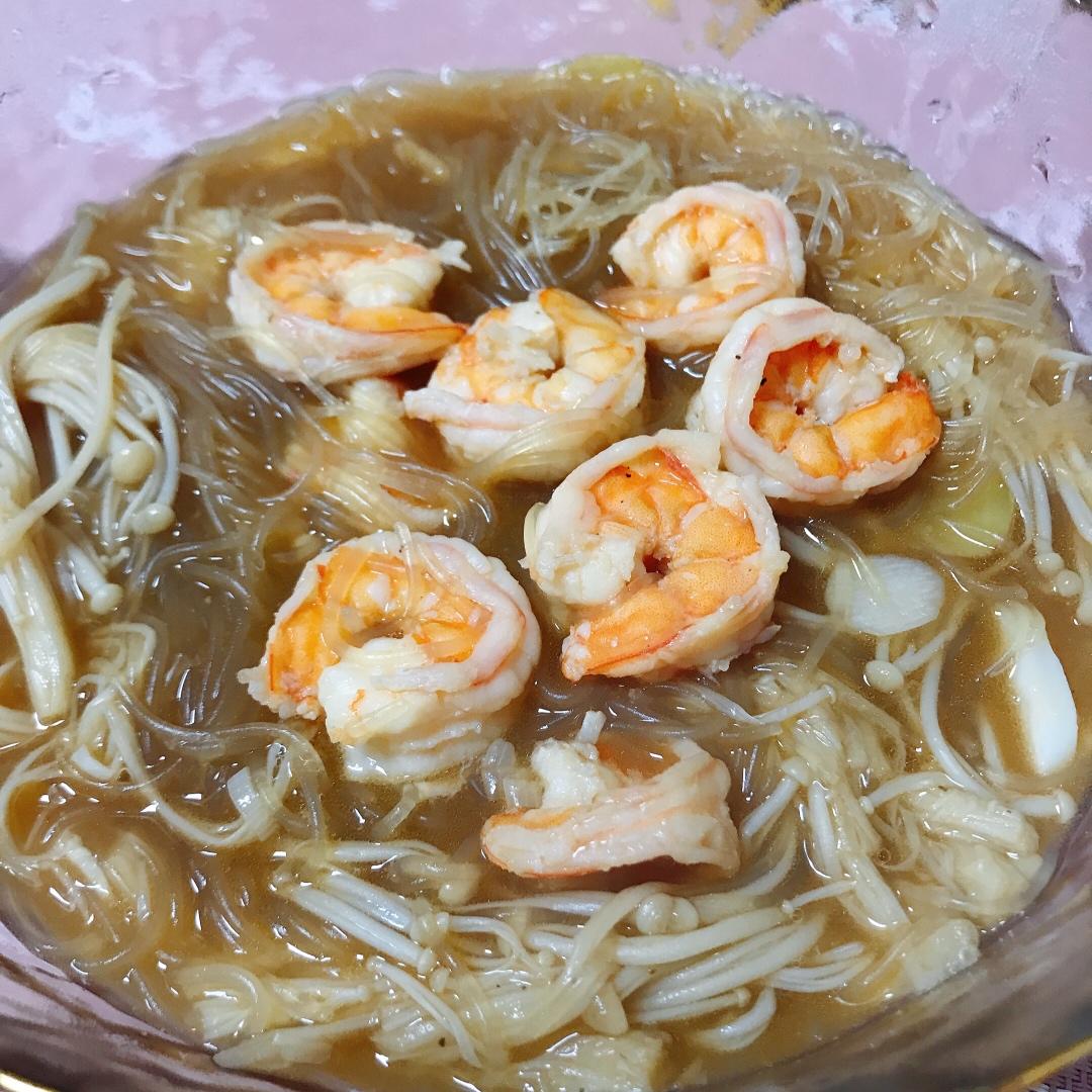 鲜虾粉丝煲