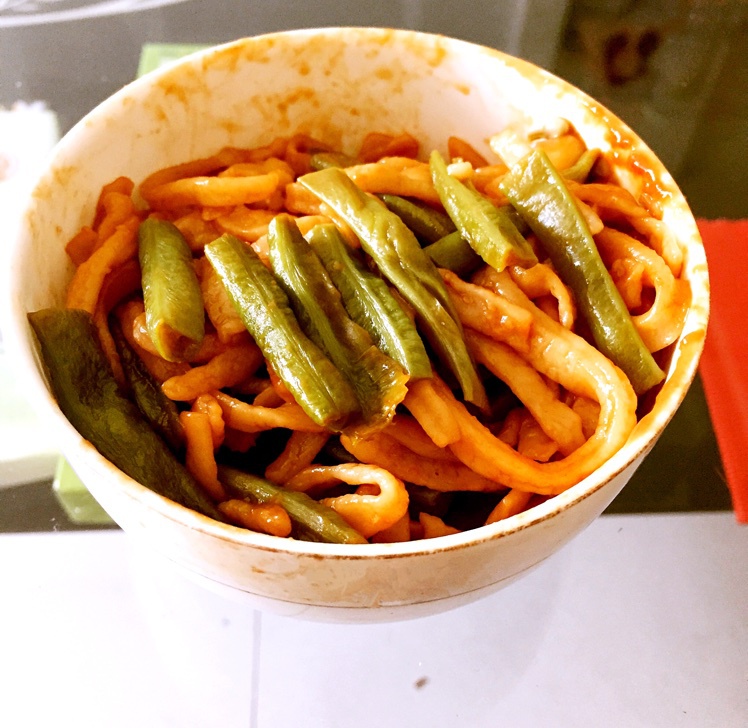 干鲜豆角焖面