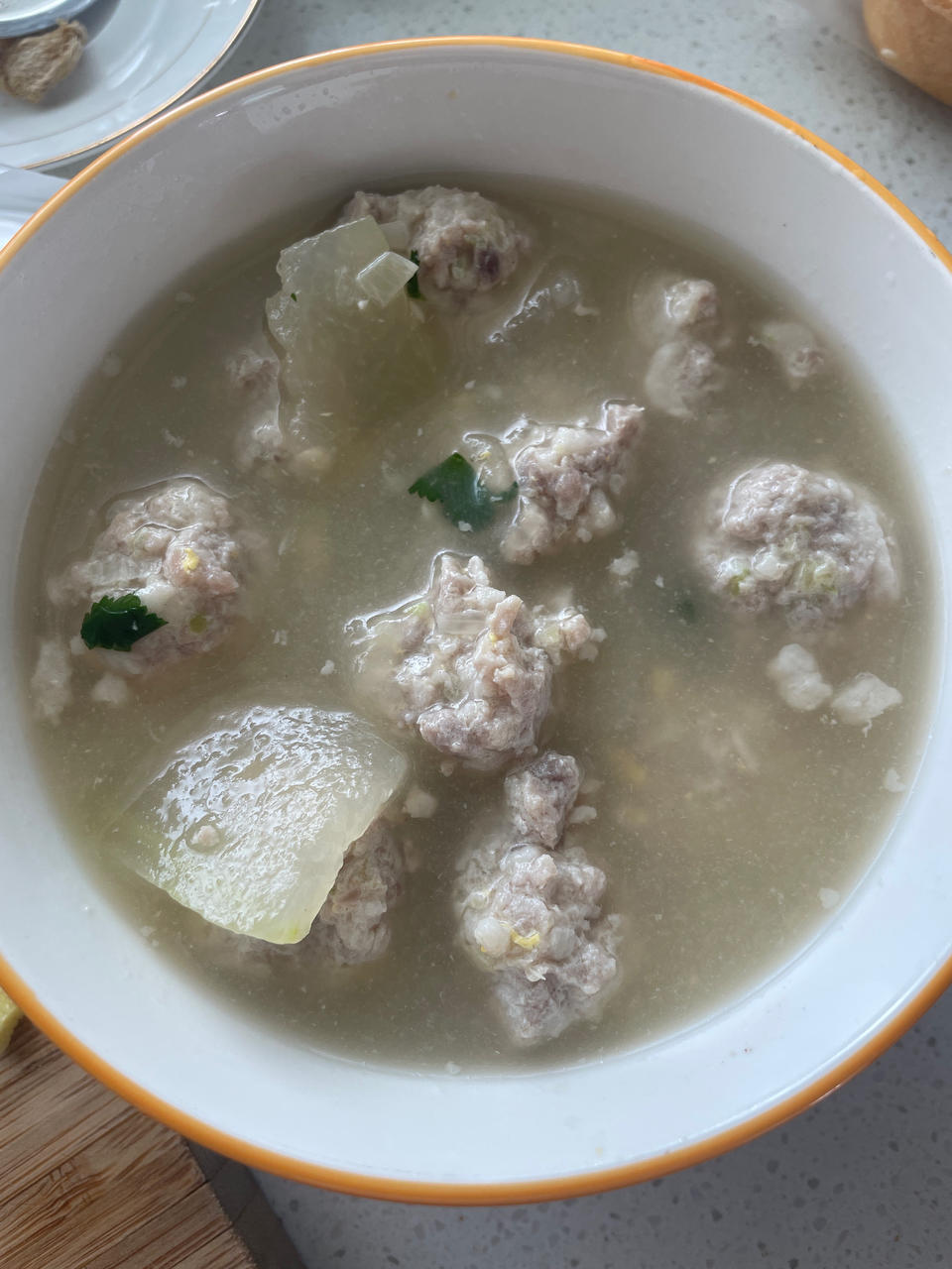 手工肉丸汤