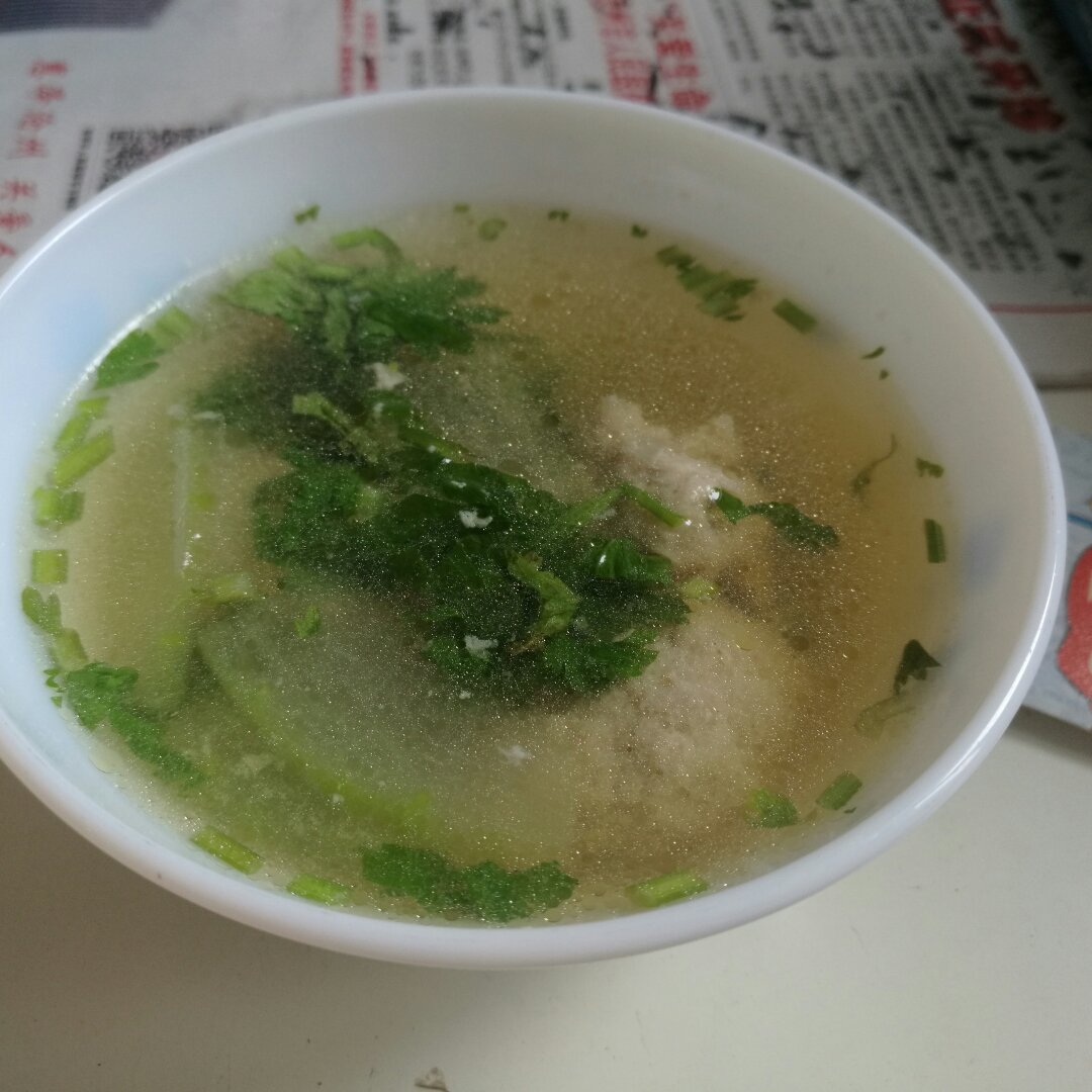 冬瓜汆丸子汤