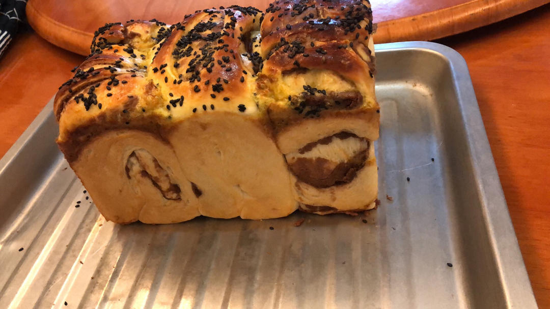 百吃不厌的豆沙小吐司