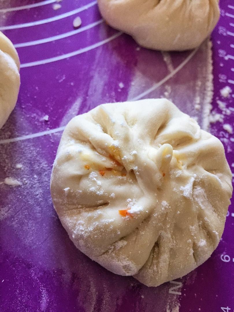 胡萝卜木耳鸡蛋素包子