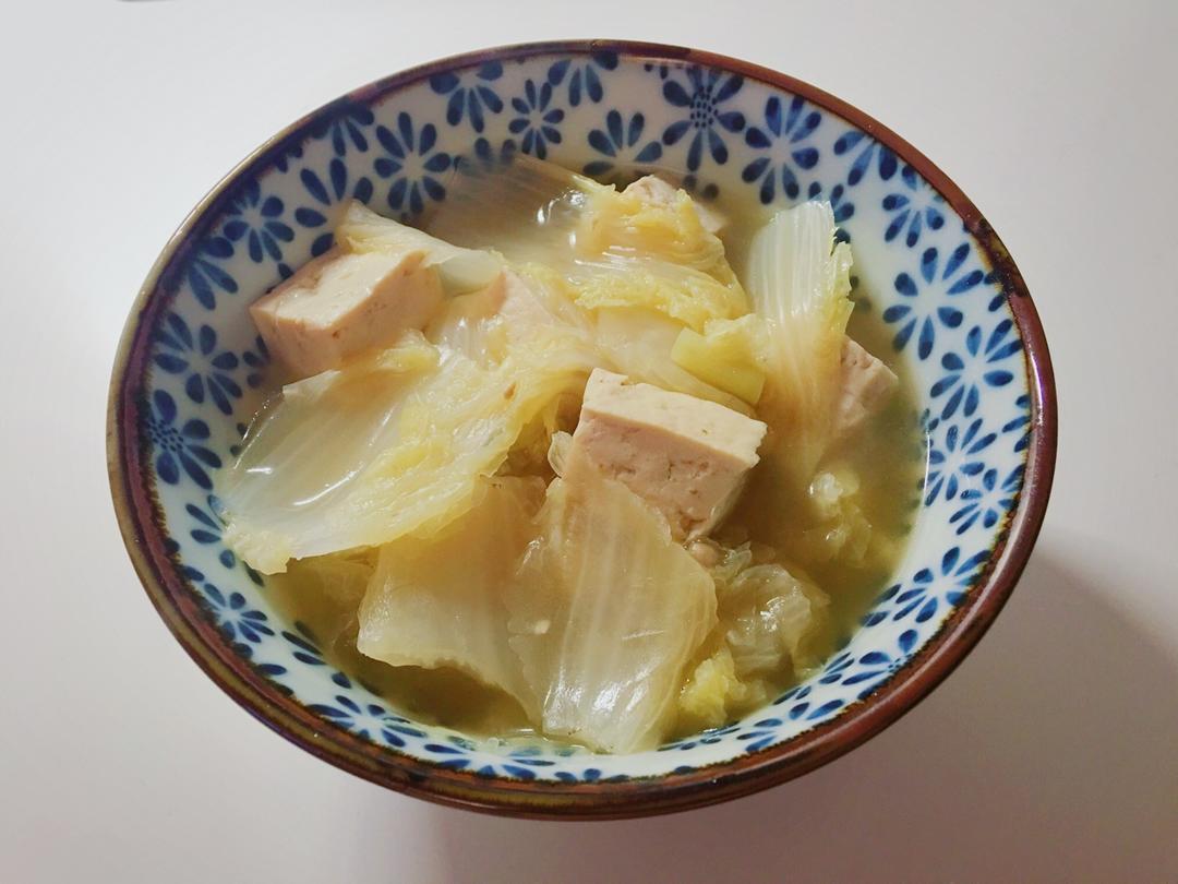 白菜炖冻豆腐