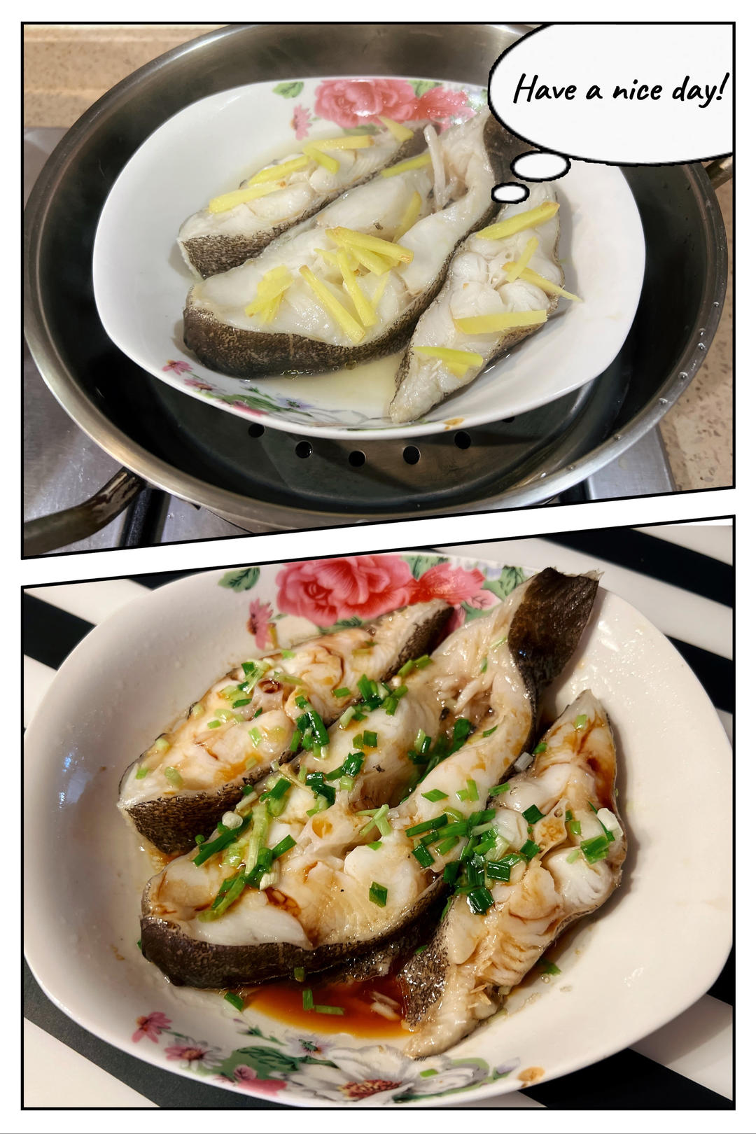 清蒸比目鱼