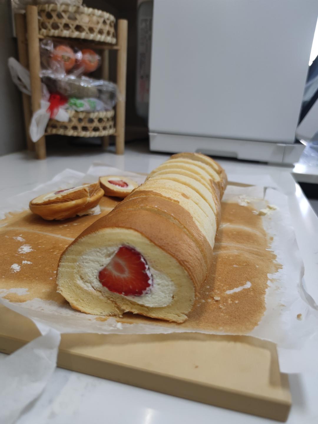 肥而不腻的超厚瑞士卷