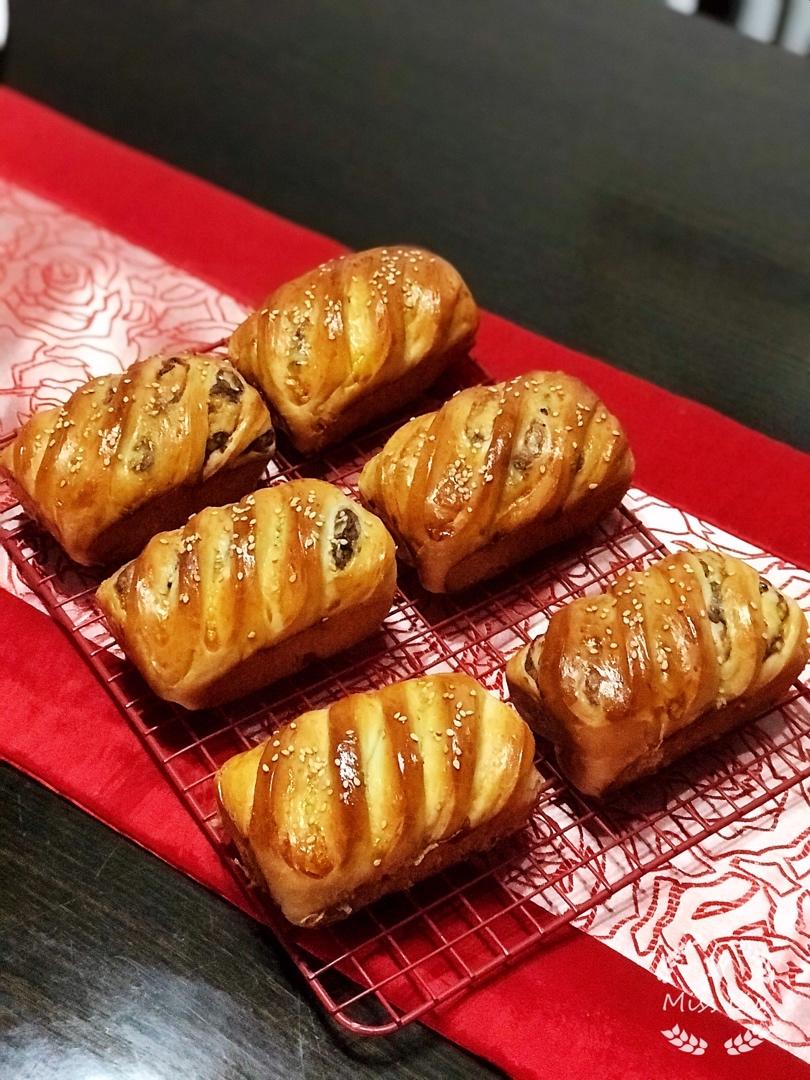 豆沙造型小面包