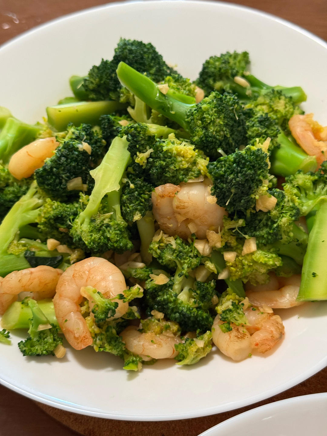 减肥去脂的西兰花炒虾仁