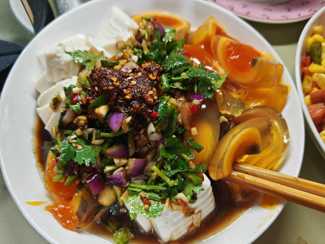 凉拌豆腐，爽口下饭超简单