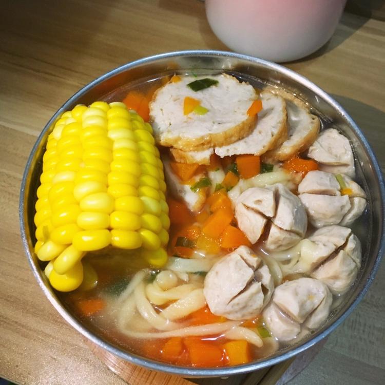 手工胡萝卜面条