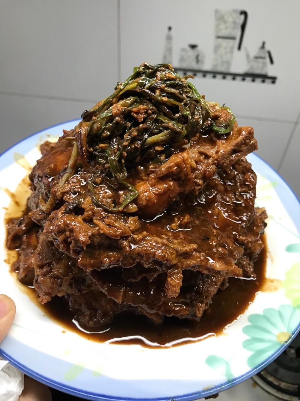 葱烤大排