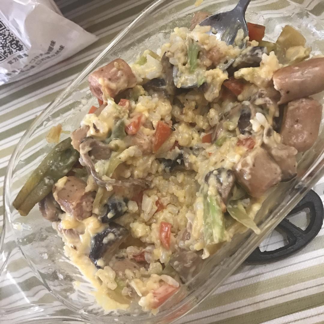 黄油芝士焗蔬菜