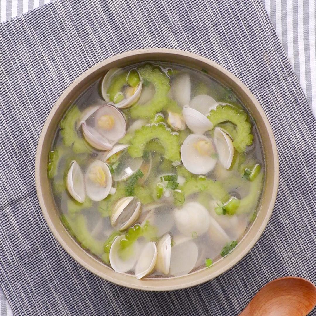 蛤蜊苦瓜清火汤的做法
