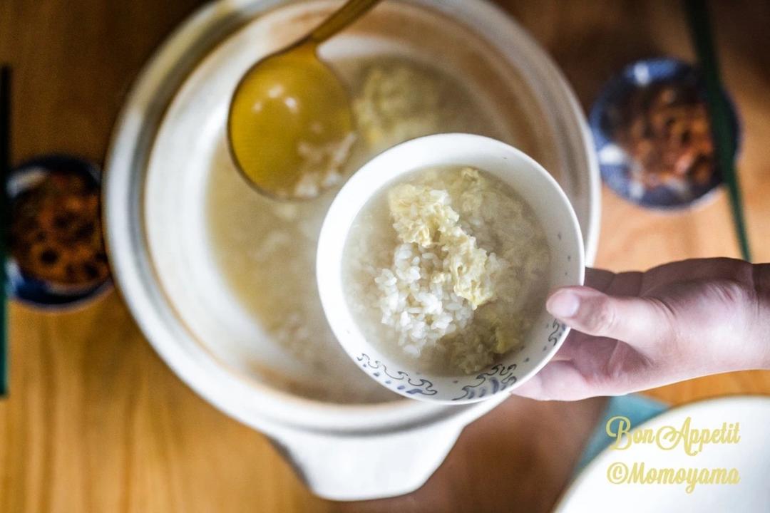 昨日的美食——鸡肉清汤锅（附带杂烩粥）