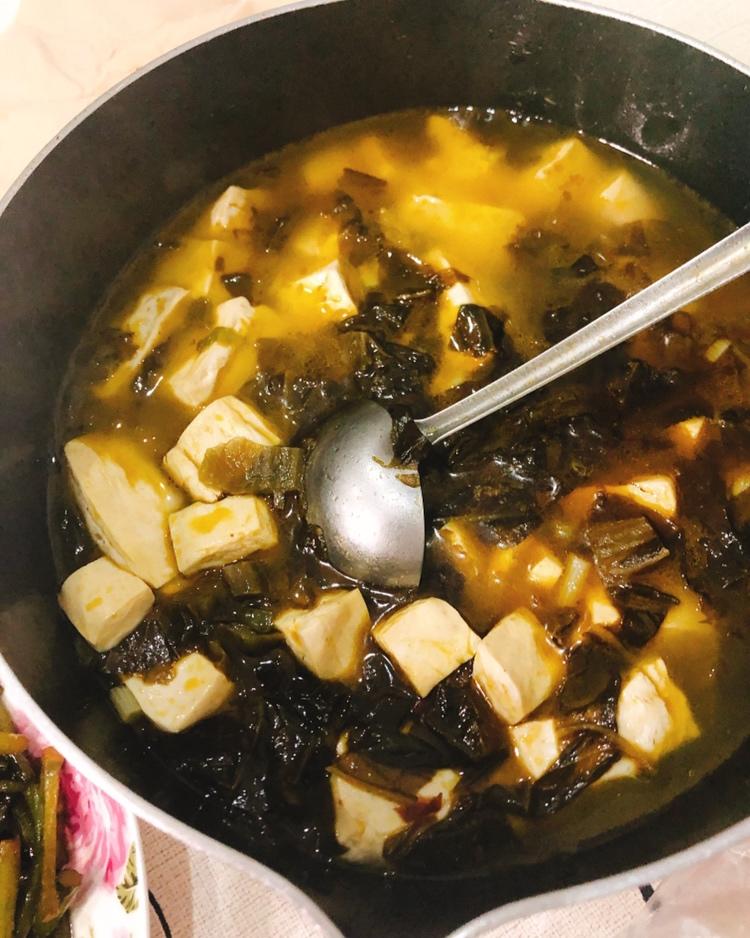 酸菜嫩豆腐