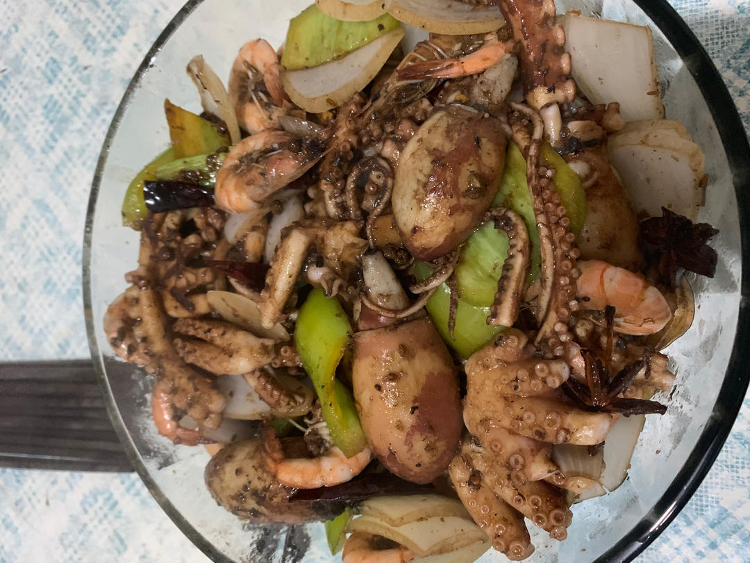 辣炒章鱼（八爪鱼）—附如何处理章鱼视频