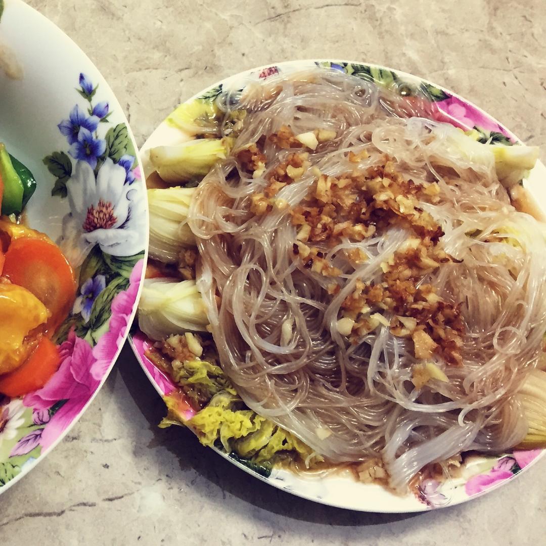 蒜蓉粉丝娃娃菜