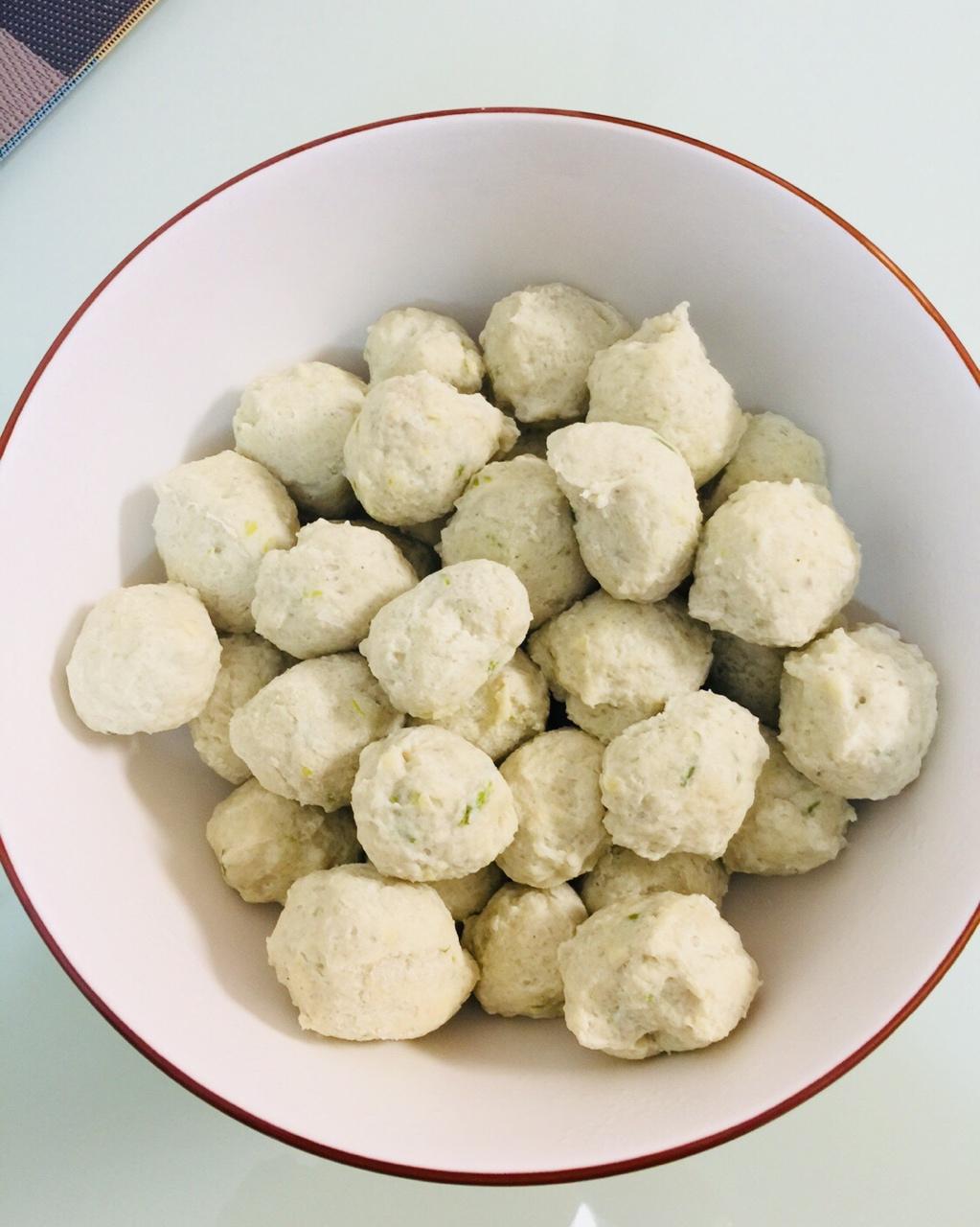 肉糕做的自制鸡肉丸鸡胸脯终于有了好吃法