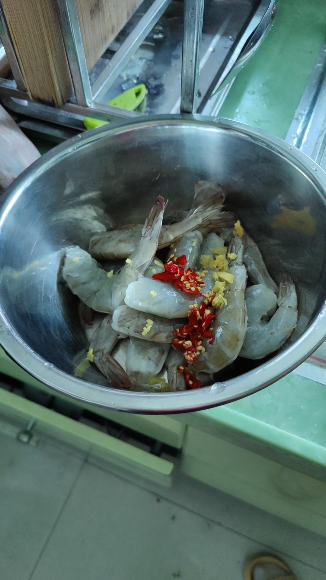 蒜蓉大虾 空气炸锅版