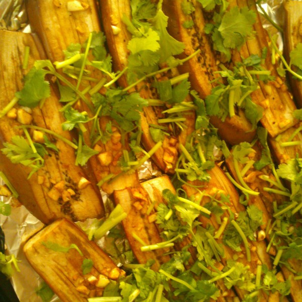 蒜味烤茄