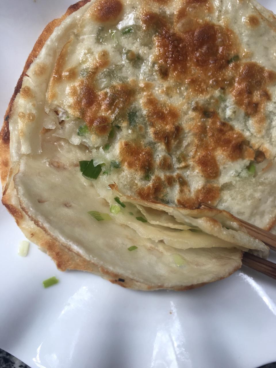 饺子皮葱油饼