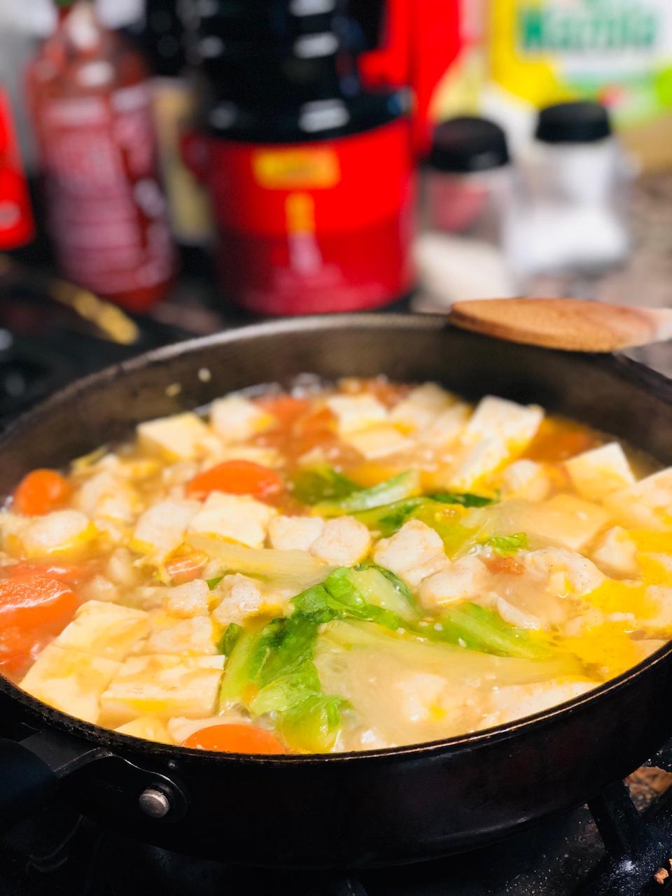 龙利鱼豆腐煲
