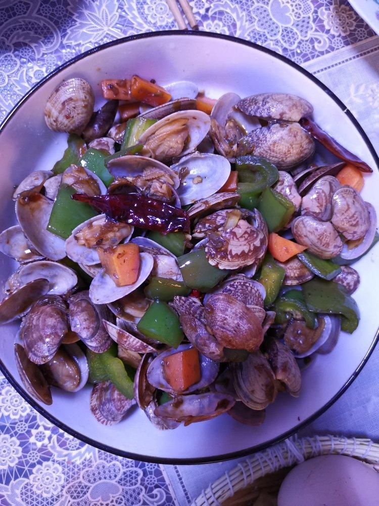 爆炒花蛤