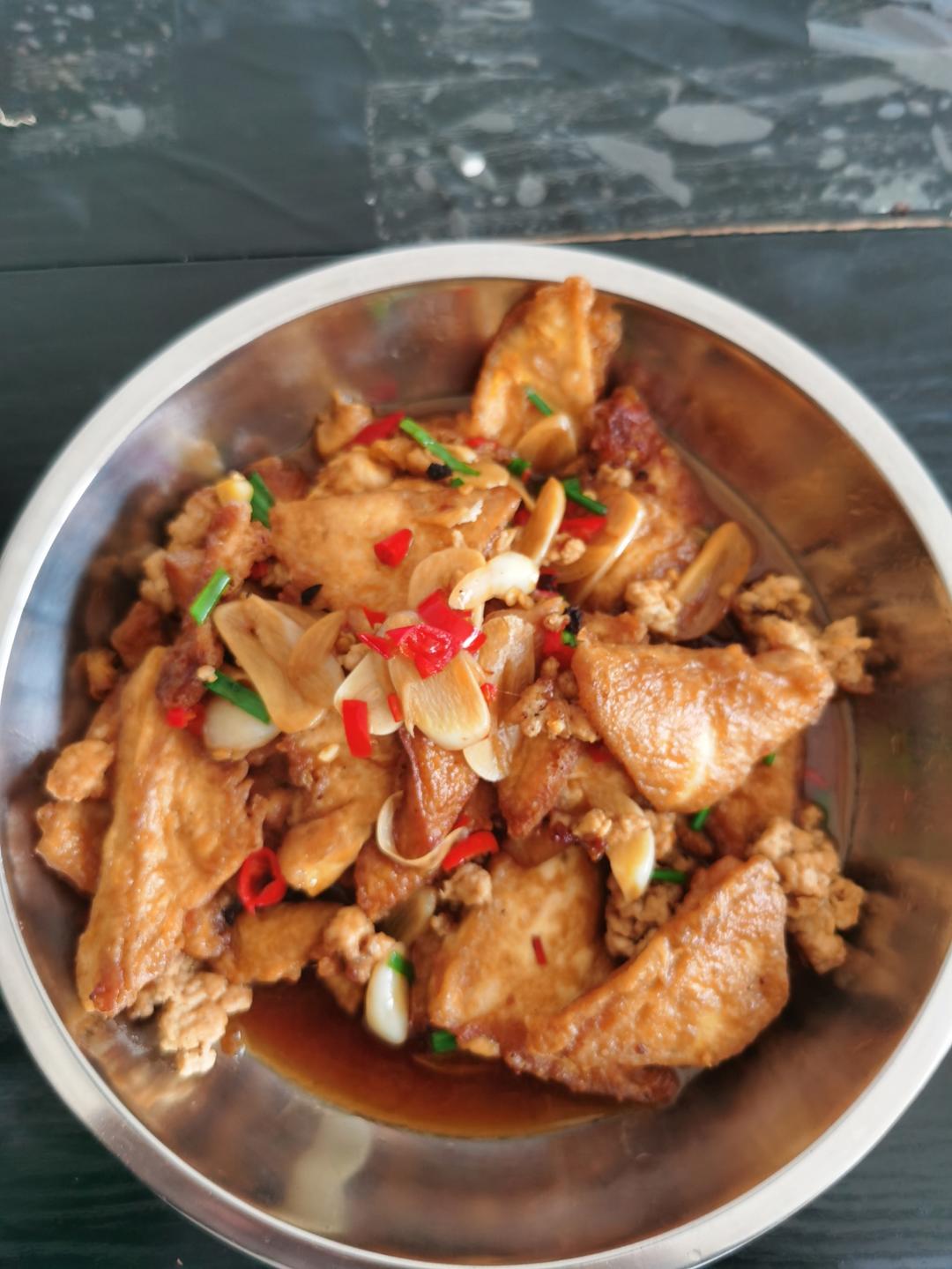 焖煎豆腐