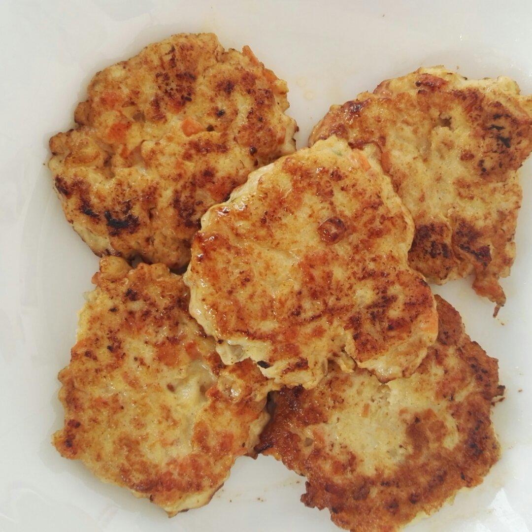 香煎鸡肉小饼
