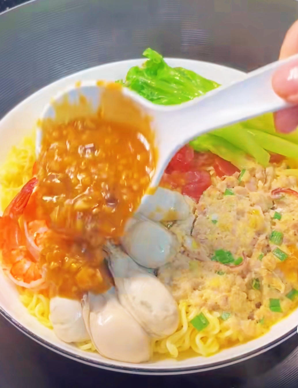 潮汕海鲜捞面🍜在家复刻啦