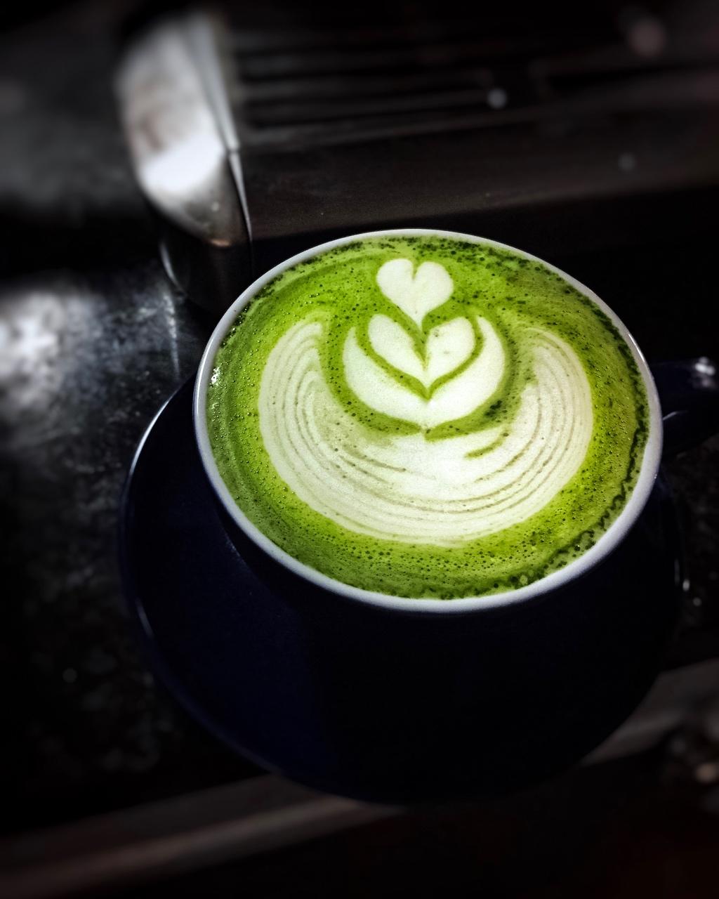 抹茶豆乳拿铁
