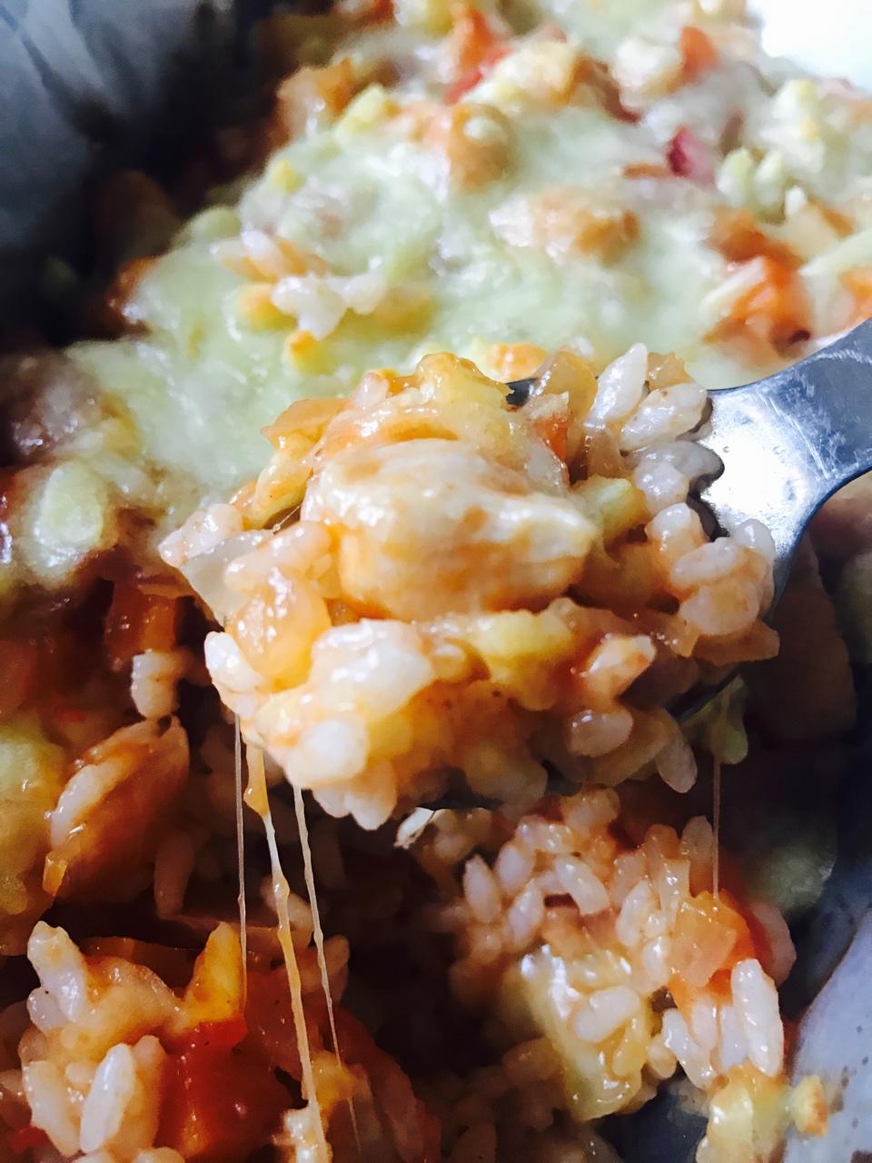 番茄鸡肉浓情焗饭【两人份】