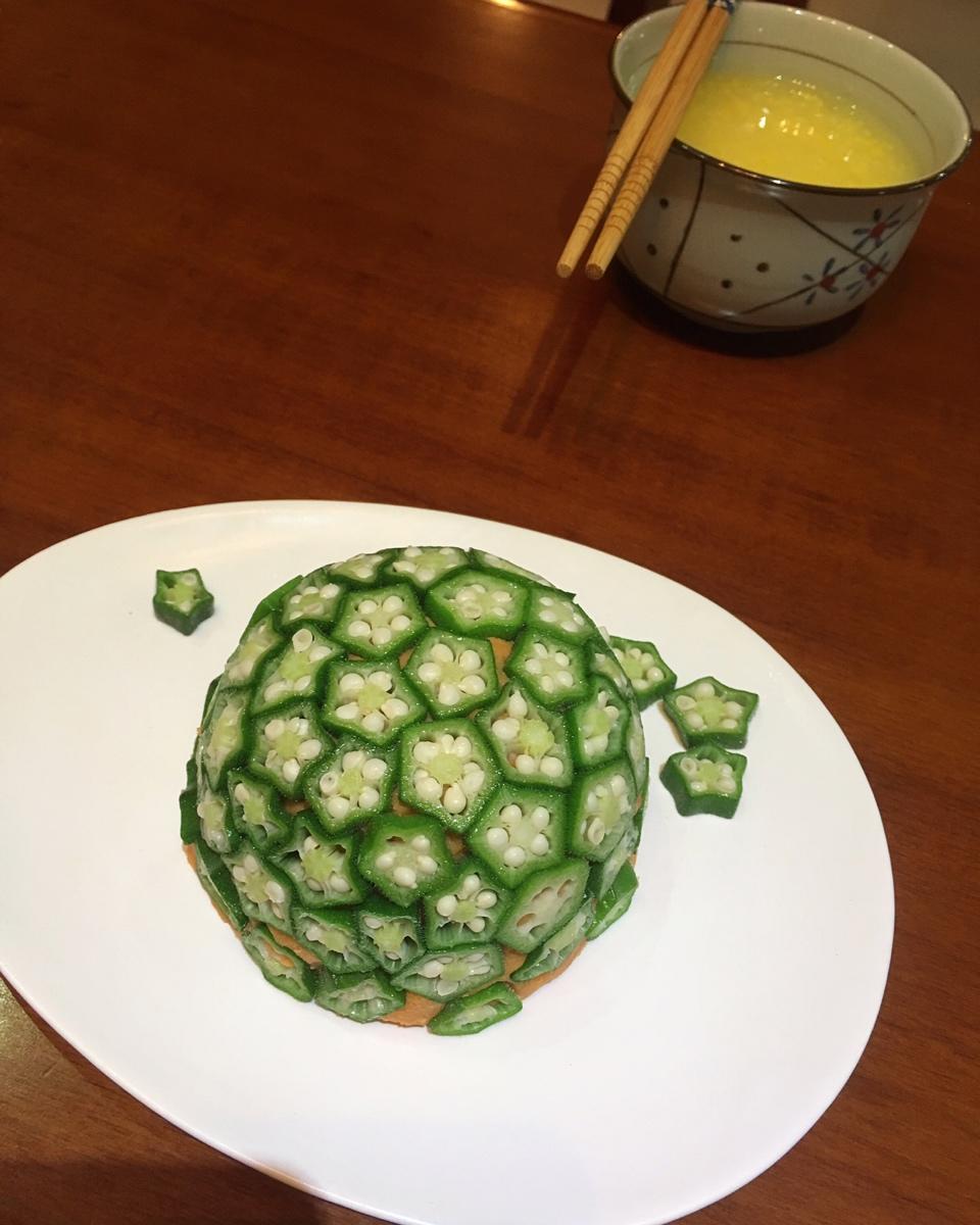 土豆泥秋葵