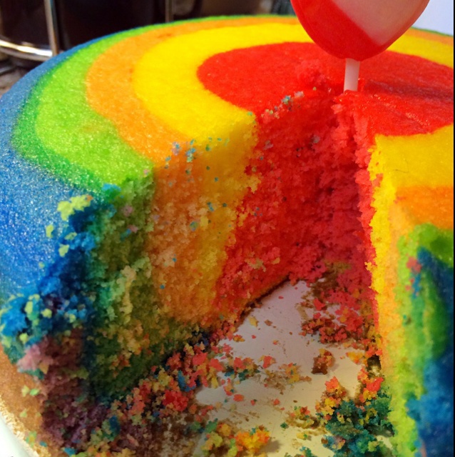 彩虹蛋糕