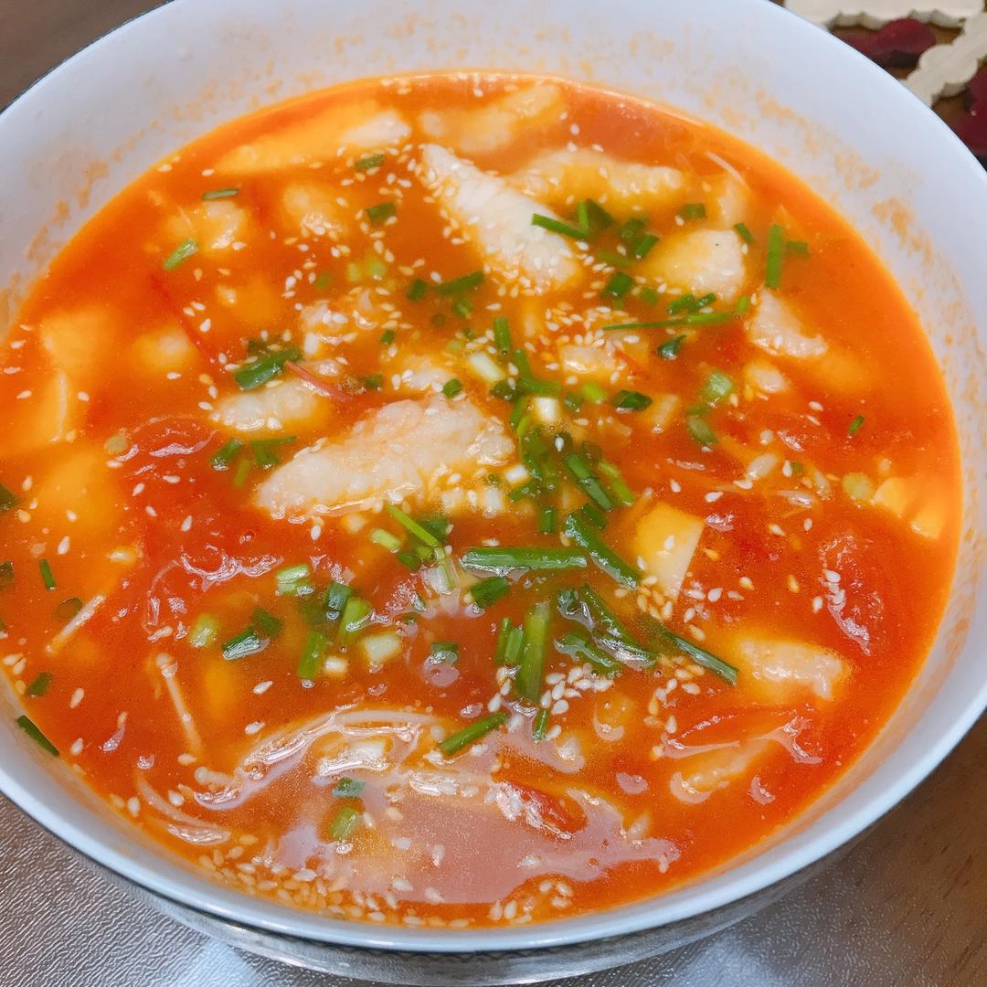 好吃不胖的番茄巴沙鱼柳汤